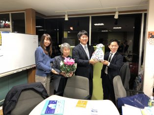 室沢さん、賞子さんの誕生日でした！